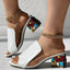 Heels | Rhinestone-Studded, Crocodile-Textured Upper 0