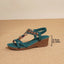 High Heeled Sandals | Gold Strappy Design, Elastic Strap 2