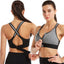 High Impact Sports Bra | Zipped Front, Wide Shoulder Straps 3