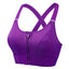 High Impact Sports Bra | Zipped Front, Wide Shoulder Straps 9