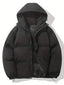 Hooded Puffer Jacket | Quilted Design, Zip-Up Closure 0