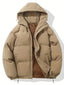 Hooded Puffer Jacket | Quilted Design, Zip-Up Closure 6