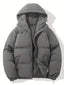 Hooded Puffer Jacket | Quilted Design, Zip-Up Closure 7