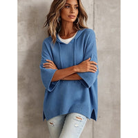 Jumper | Relaxed Fit, Hooded Design, 3/4 Sleeves 1