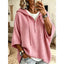 Jumper | Relaxed Fit, Hooded with Button Placket 0