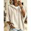 Jumper | Relaxed Fit, Hooded with Button Placket 2