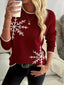 Jumper | Round Neckline, Ribbed Cuffs 3
