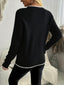 Jumper | Round Neckline, Ribbed Cuffs 6