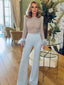 Jumpsuit | Sequin Detailing, Wide-Leg Silhouette 5