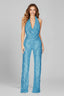 Jumpsuit | Sequin Halter Neck, Wide Leg Pants 0