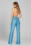 Jumpsuit | Sequin Halter Neck, Wide Leg Pants 1