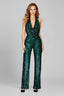 Jumpsuit | Sequin Halter Neck, Wide Leg Pants 10