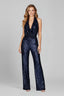 Jumpsuit | Sequin Halter Neck, Wide Leg Pants 12