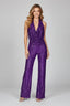 Jumpsuit | Sequin Halter Neck, Wide Leg Pants 5