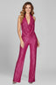Jumpsuit | Sequin Halter Neck, Wide Leg Pants 9