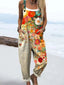 Jumpsuit | Sleeveless, Floral Print, Wide Leg 0