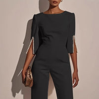 Jumpsuit | Tailored Fit, Pearl Detail 4