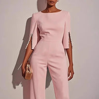 Jumpsuit | Tailored Fit, Pearl Detail 6