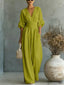 Jumpsuit | V-Neckline, Wide Leg Silhouette 6