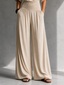 Jumpsuit | Wrap-Front, Off-Shoulder Sleeves, Wide-Leg Pants 4