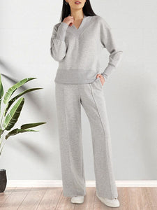 Knit Set | Soft Fabric, Relaxed Fit, Two Piece 0