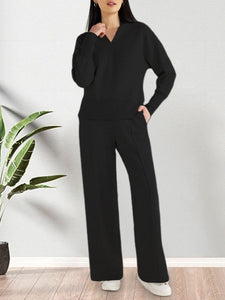Knit Set | Soft Fabric, Relaxed Fit, Two Piece 3