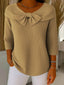 Knit Top | Bow Detail, Fitted Silhouette 2