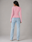 Knit Top | Buttoned Henley Neckline, Fitted Silhouette 7