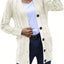 Knitted Vest | V-Neckline, Button Front 8