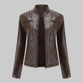 Leather Jacket | Water-Repellent, Four Exterior Pockets 4