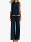 Linen Set | Loose Fit, Two-Tone Design 1