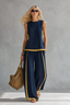 Linen Set | Loose Fit, Two-Tone Design 2