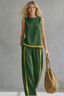 Linen Set | Loose Fit, Two-Tone Design 5