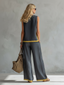 Linen Set | Loose Fit, Two-Tone Design 8