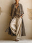 Linen Set | Three-Piece, Flowing Silhouette 0