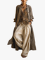 Linen Set | Three-Piece, Flowing Silhouette 1
