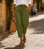 Linen Trousers | Lightweight Fabric, Elastic Waistband 1