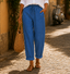 Linen Trousers | Lightweight Fabric, Elastic Waistband 4