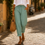 Linen Trousers | Lightweight Fabric, Elastic Waistband 5
