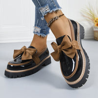 Loafers for Women | Structured Bow, Platform Sole 1