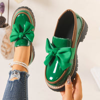 Loafers for Women | Structured Bow, Platform Sole 2