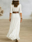 Long Dress | Belted Waist, Pleated Lapels 6