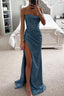 Long Dress | Shimmer Corset, Spaghetti Straps 3