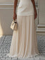 Long Dress | Sleeveless, Pleated Silhouette 3