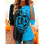 Long Sleeve Shirts | Pumpkin Print, Crew Neckline 1