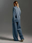 Lounge Set | Ribbed Knit Fabric, Half-Zip Top 3