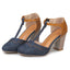 Mary Jane Heels | Block Heel, Adjustable T-Strap 3