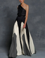 Maxi Dress | Asymmetrical One-Shoulder Design, Pleated Skirt 2