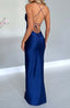Maxi Dress | Bias-Cut Satin, Cut-Out Back 2