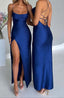 Maxi Dress | Bias-Cut Satin, Cut-Out Back 3